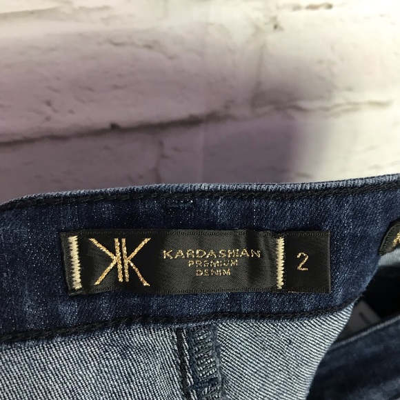 Kardashian Premium Denim Kim Curvy Skinny Jeans 2 - Picture 6 of 8